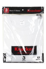 Knocker Men’s 3 Pack Cotton Short Sleeve Casual T-Shirts