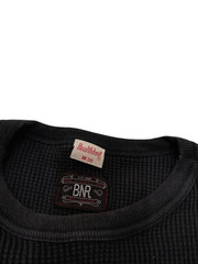 Bouncer Japan Black Thermal Long Sleeve like RRL (F662)