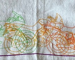 BMW Motorrad Vintage Motorcycle T-Shirt White 90s 20s Free Size