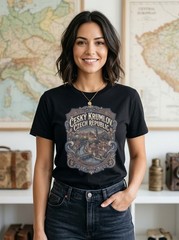 Cesky Krumlov Czech Republic Graphic T-Shirt Unisex Travel Tee