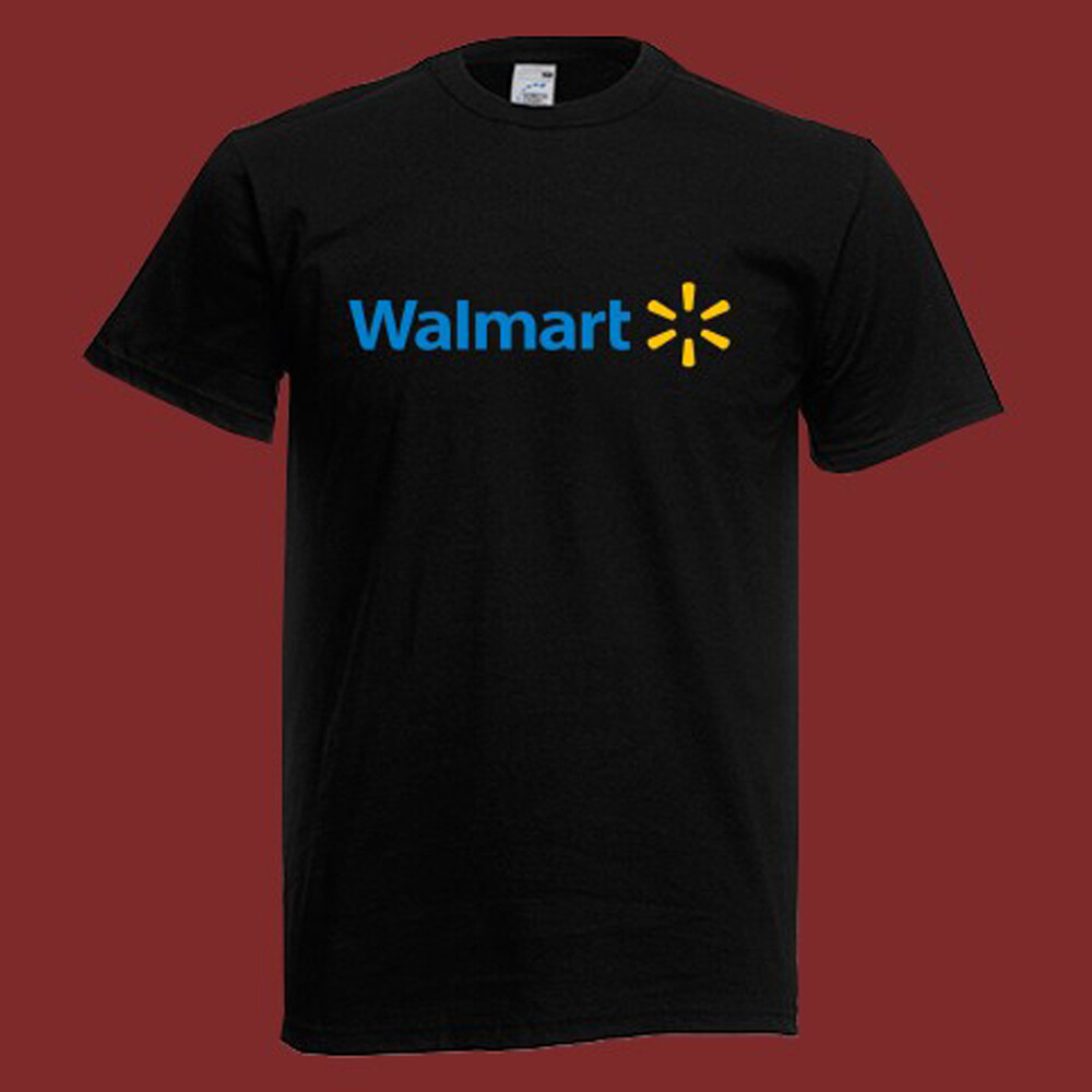 Walmart Men’s Black T-Shirt Size S-5XL