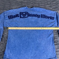 Disney Parks Spirit Jersey Walt Disney World Mineral Wash Blue Mens Medium M