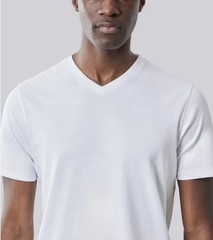 NWT Sz XL Robert Barakett Mens V Neck Tee Shirt Luxurious Soft Pima Cotton