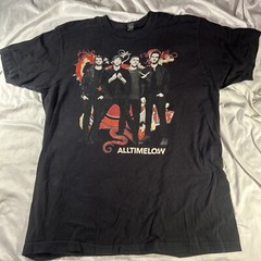 All Time Low Shirt Indie Emo Band Large 2000s