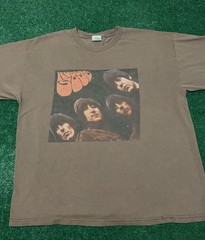 Vintage The Beatles Rubber Soul Album Band Tee Apple 2005 VTG Shirt Mens Size XL