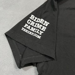 JOE BIDEN T-Shirt XL Black Biden Crime Family Hunter Funny Political Joke Tee