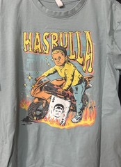 Hasbulla Biker Graphic T-shirt Mens Gray Small Barstool Sports