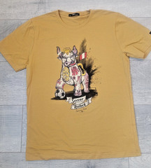 Peruvian Design Shirt Unisex Size M *** Pucara Bull Torito – Peruvian Cotton