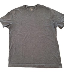 Banana Republic Mens Signature Midweight T-Shirt Med Organic Cotton Washed Blue
