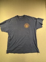 USCG Reserve T-Shirt – Dark Navy Blue – Left Chest Logo
