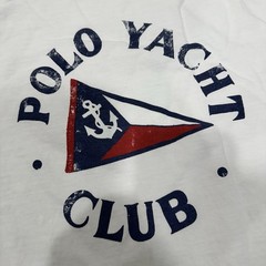 Polo Ralph Lauren Men’s Polo Yacht Club T-Shirt White Blue Red Size 2XB Big