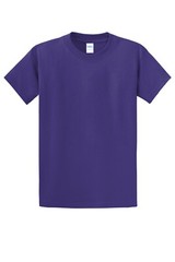 Port & Company PC61 Men’s Cotton Essential T Shirt Short Sleeve 50-52” Purple