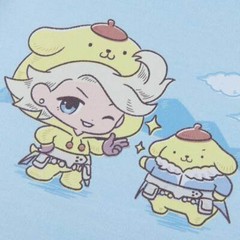 Presale Bravely Default 10th Anniversary Ringabel Sanrio Pom Pom Purin T-shirt