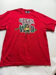 Det. 25 Elves Gone Wild Shirt Mens Large 42/44 Red Christmas Break Holiday