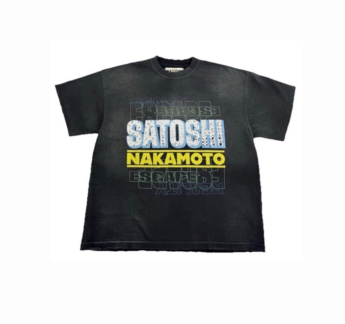 Satoshi Nakamoto – Escape Reality T-Shirt Size: L