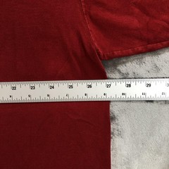 vtg Russell Athletic Shirt Mens 2XL Red Pocket Tee Cotton Made in USA Crewneck