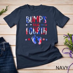 Bump’s First 4th Of July Pregnancy Independence Day Tie Dye Unisex T-shirt