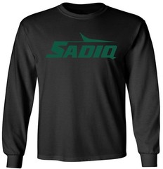 Kenyon Sadiq Jets Logo Long Sleeve T-Shirt Adult XL