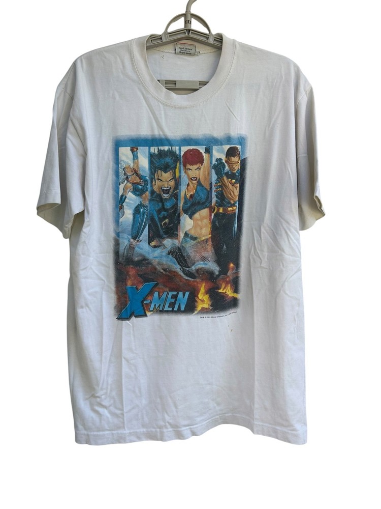 Vintage 2003 X-Men Marvel Graphic T Shirt Men’s XL Short Sleeve FLAW