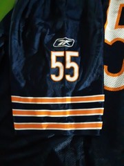 Reebok Chicago Bears Jersey Mens XXL Navy Blue Excellent Lance Briggs 55 NFL