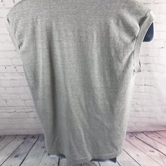Vtg 80s Shirt Adult Large Gray Sleeveless Fort Lauderdale Beach Club Graphic Tee