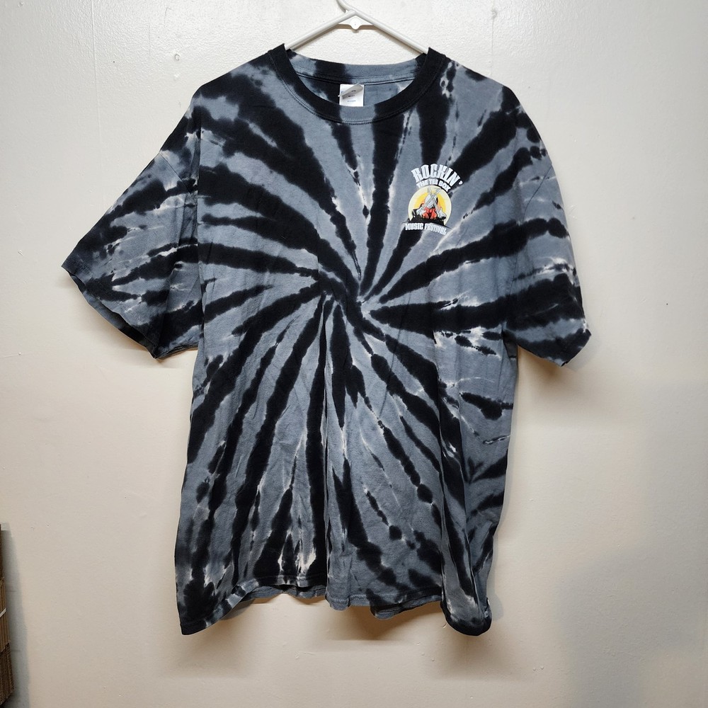 2023 Rockin The Box Music Festival Gray Tie Dye Tank Top Men’s XL Verve Pipe MP