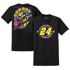 Jeff Gordon #24 Hendrick Motorsports Black Four Time Champion Racing T-Shirt