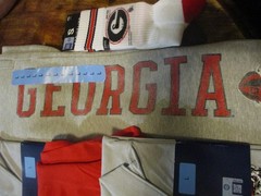 Georgia Bulldogs Large T Shirt / Polo / Sweatpants New Champion 5 Piece Lot