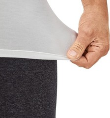 Hanes Men’s stretch T-shirt Short Sleeve Cotton White,Black,Gray L , 3-Pack
