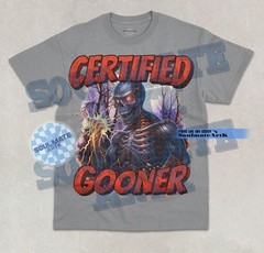 Certified Gooner T-Shirt Funny Gen Z Humor Meme Hilarious Graphic Bootleg Shirt