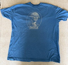 Dwolla Washington T Shirt Mens XL Blue Graphic Tee 50 50 Apparel 1038