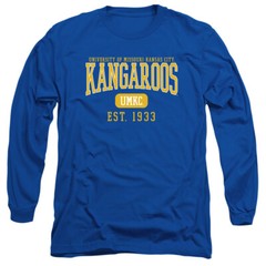 Uni of Missouri KC Adult Long Sleeve T-Shirt Est. Date, Royal Blue, S-3XL