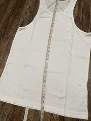 Essentials Fear of God FOG Basic Tank Top Singlet Vest White Size S Men’s