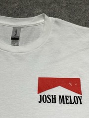 Josh Meloy Country Western Music Singer Shirt White Small Concert Tour