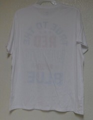 Mens White T Shirt 2XL 50-52 Patriotic True To The Red White & Blue