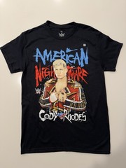 WWE American Nightmare Cody Rhodes T-Shirt Black Mens Small New