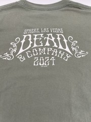 Dead and Company 2024 Sphere Las Vegas Shirt Large Sage Steal Your Face Tee