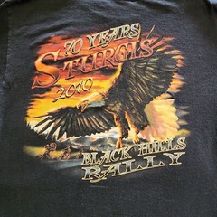 Anvil Size Large Sturgis 2010 Motorcycle Black Hills Rally Biker Tee T Shirt