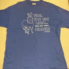 Vintage Napoleon Dynamite Blue T-Shirt Mens XL Tina Llama NWOT Nice
