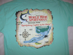WORLD WIDE SPORTSMAN Islamorada Florida Keys T Shirt Men’s M FISHING MAHI MARLIN