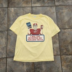 Vintage 1987 SEC Dr Pepper Tailgate Trivia Medium College Football GRAIL T Shirt