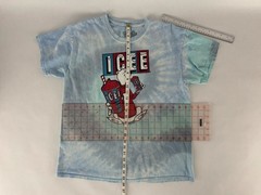 Tee Luv Blue Tie-Dye Icee Logo T- Shirt Men’s Size Large