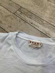 Size 48 – S / M – Marni Stitched Logo Tee – White