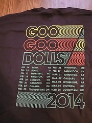 Goo Goo Dolls Magnetic Shirt Size XXL Tour 2014