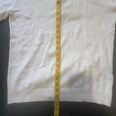 H&M Regular Fit Ribbed Ivory Polo Shirt Size Small NWOT