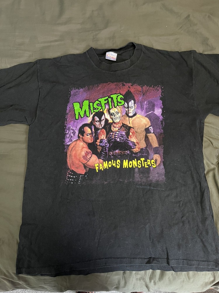 Vintage 1999 Misfits Famous Monsters Tour 1999-2000 Band T-Shirt XL
