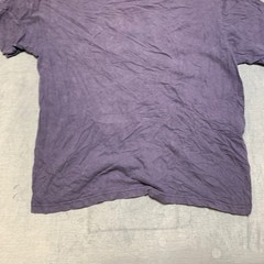 Tommy Hilfiger T Shirt Mens Large Purple Flag Graphic Crew Neck Short Sleeve