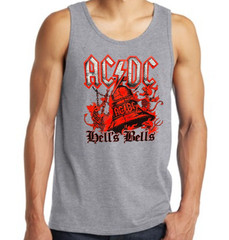 AC/DC Hell’s Bells PUNK ROCK Band Tank Top (Multiple Colors)