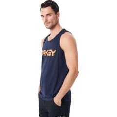 Oakley Men’s Mark Ii Classic Tank Top Shirt Fathom Blue Logo Extra X-Small XS US