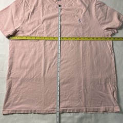 Polo Ralph Lauren Men’s Pink t-shirt Light Purple Horse Size XL 100% Cotton